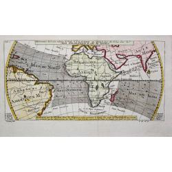 [ Lot of 6 world and thematic maps ] Climats d'Heures et de Mois.