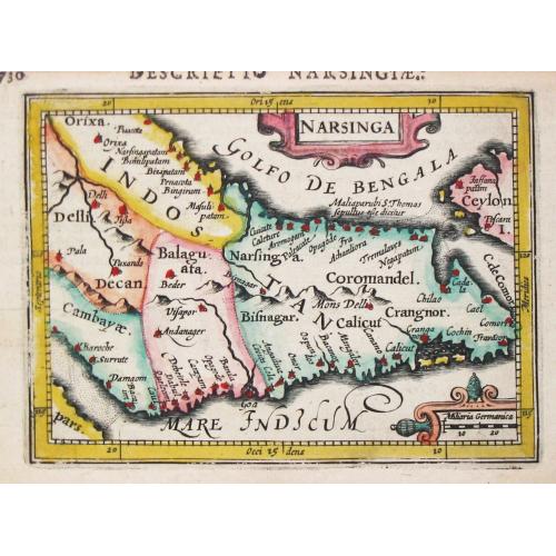 Old map image download for [ Lot of 12 maps / views off India / Sri Lanka] Malabar.