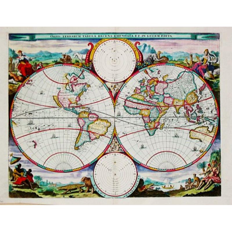 Orbis Terrarum Tabula Recens Emendata Et In Lucem Edita.