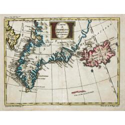Carte de Groenland, 1770.