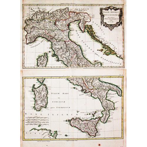 Old map image download for [Lot of 6 maps of Italy]