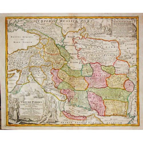 Old map image download for [Lot of 11 maps of Persia] Reyno de Persia, o imperia de los Sophies/  Pereici sive Sophorum Regni Ypus