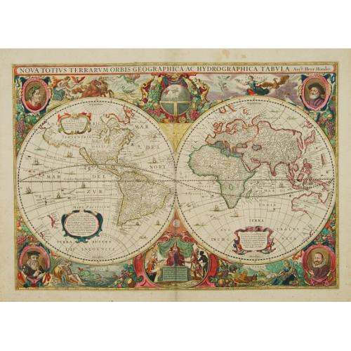 Old map image download for Nova Totius Terrarum Orbis Geographica Ac Hydrographica..