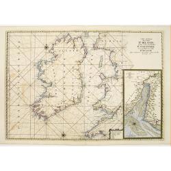 Carte Generale des Costes D'Irelande et des Costes..d'Angleterre avec une Partie de celles D'Ecosse..