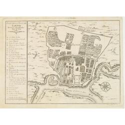 Plan de la ville de Louvo Demeure ordinaire des Rois de Siam.