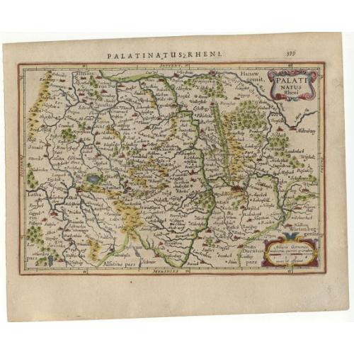 Old map image download for Palatinatus Rheni.