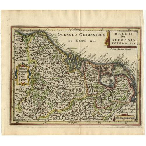 Old map image download for Belgii sive Germaniae Inferioris