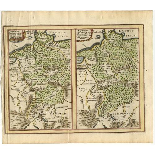 Old map image download for Populorum Germania..