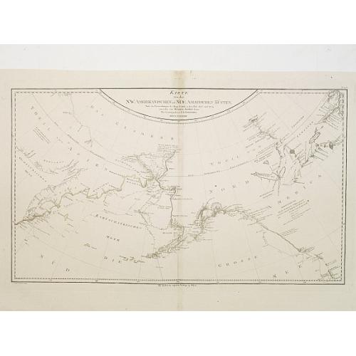 Old map image download for Karte von den N.W.Amerikanische und N.O.E. Asia..