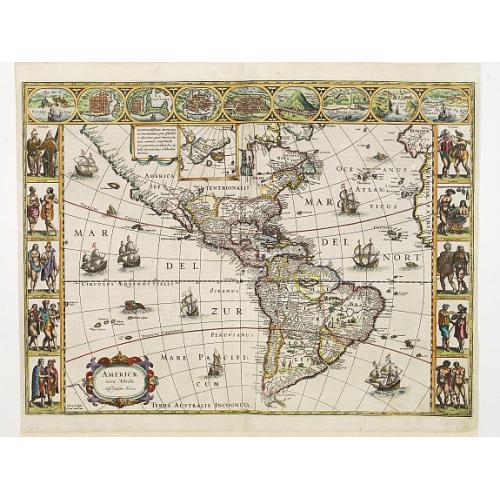 Old map image download for Americae Nova Tabula.