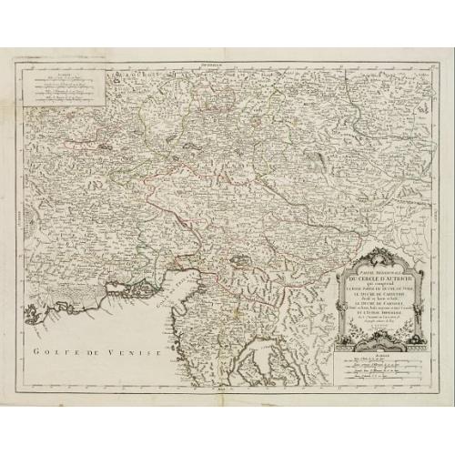 Old map image download for Partie Meridionale du cercle D'Autriche. . .