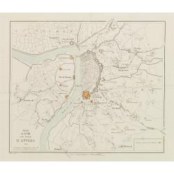 Plan de la Ville et des Environs d'Anvers.