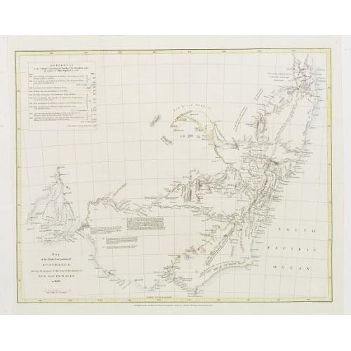 Old map image download for Map of the South East portion of Australia..