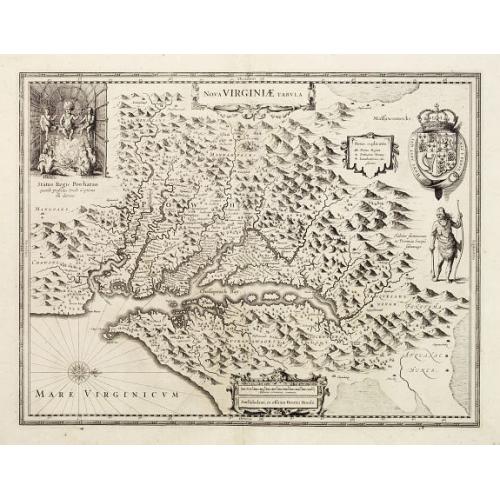 Old map image download for Nova Virginiae Tabula