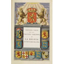 Title page : \'Segunda Parte De Los Paises Baxos..\'