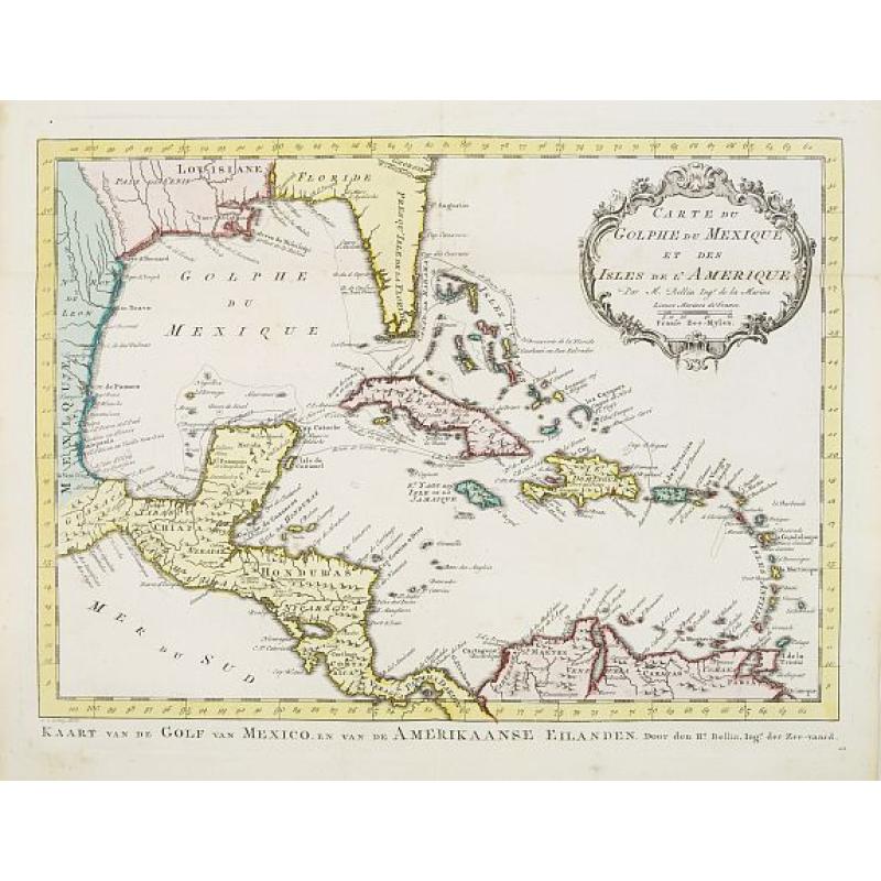 Carte du Golphe du Mexique et des Isles de L'Amerique.