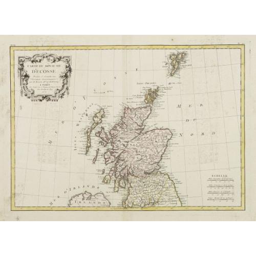 Old map image download for Carte Du Royame D'Ecosse..