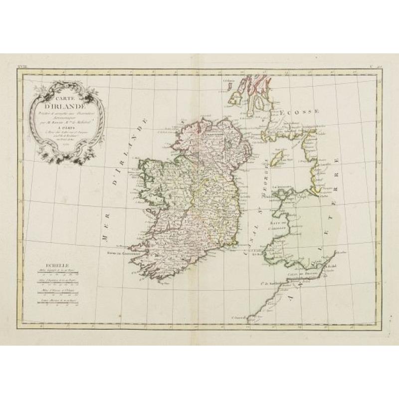 Carte D'Irlande..