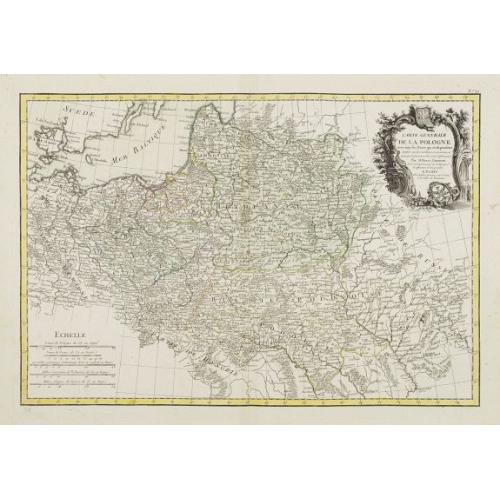 Old map image download for Carte Generale de la Pologne avec tous les Etats qui en dependent..