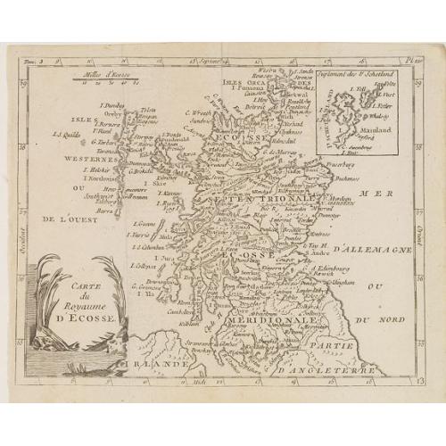 Old map image download for Carte du Royaume d'Ecosse.