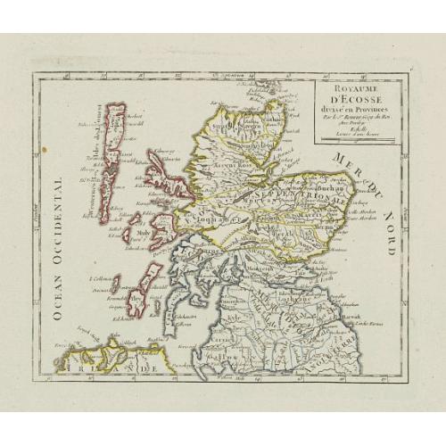 Old map image download for Royaume d\'Ecosse.