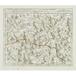 VII. Carte des Confins de l'Etât de Gênes.. Milanez et du Parmesan.