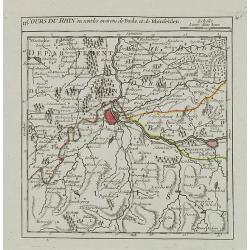 II. Cours du Rhin ou sont les environs de Basle, et de Rhinfelden.