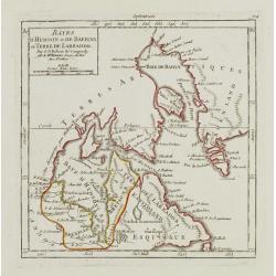 Bayes d'Hudson et de Baffins, et Terre de Labrador.