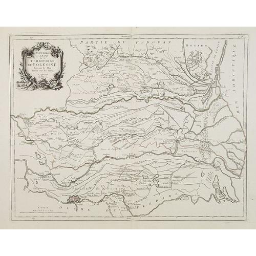 Old map image download for Nouvelle carte du Territoire de Polesine Suivant le Plan dresse sur les lieux.