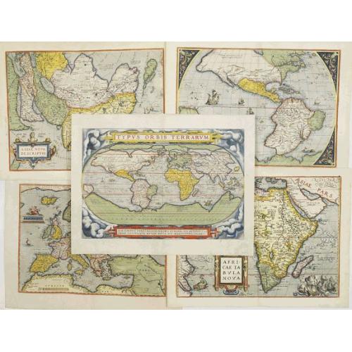 Old map image download for A complete set of Ortelius' World and Continents.