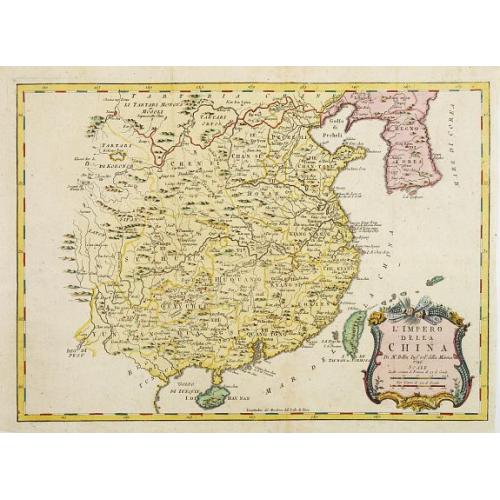 Old map image download for L'Empiro dela China. . .