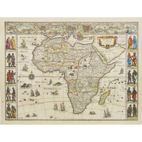 Old map image download for Africae nova descriptio.