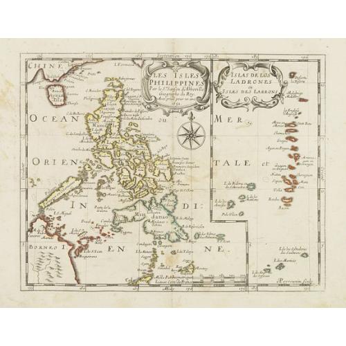 Old map image download for Les Iles Philippines. . .