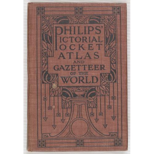 Old map image download for Philips' Pictorial Pocket Atlas and Gazeteer of the World.