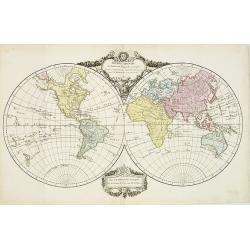 Mappe - Monde Par Robert de Vaugondy . . .