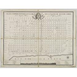 Plano Topografico de las Calles de la Ciudade de Buenos-Aires. . .
