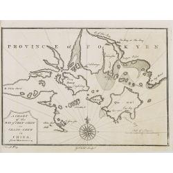 PROVINCE OF FOKYEN A chart of the Bay of Chin-Chew or Chang-Chew in China.