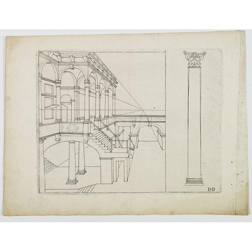 Old map image download for [Perspective and a corinthian column].