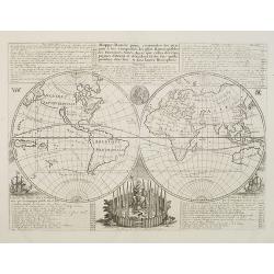 Mappe-Monde pour connoitre les progres & les conquestes..