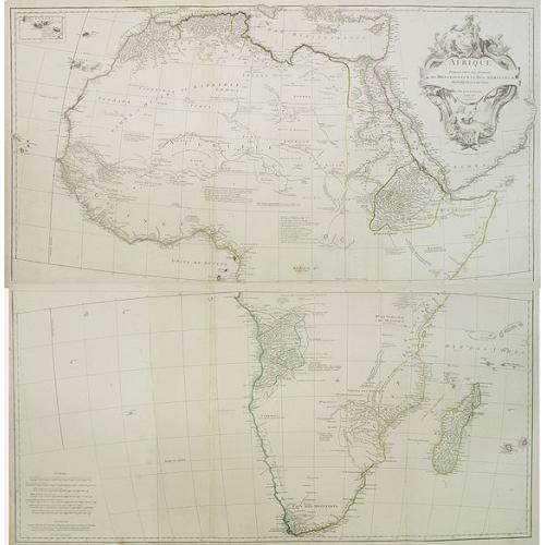 Old map image download for Afrique publiée sous les auspices de Monseigneur le Duc d'Orléans. . .