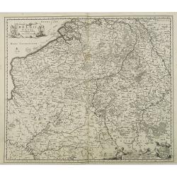 Belgii Regii accuratissima Tabula, Auctore Nicolao Visscher.