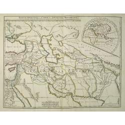 Carte pour servir à la lecture de l\'histoire ancienne des Egyptiens, des Carthaginois, des Assyriens, des Babyloniens, des Medes, des Perses, des Macedoniens, des Grecs: par M. Rollin ancien recteur de l\'université de Paris.