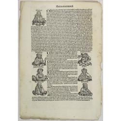 [Text page with Kings and Roman personalities.] Sexta Etas Mudi CXVII.