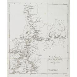 Carta Topografica del lago di como e delle tre-Pievi.