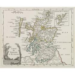 Carte du Royaume d' Ecosse . . .