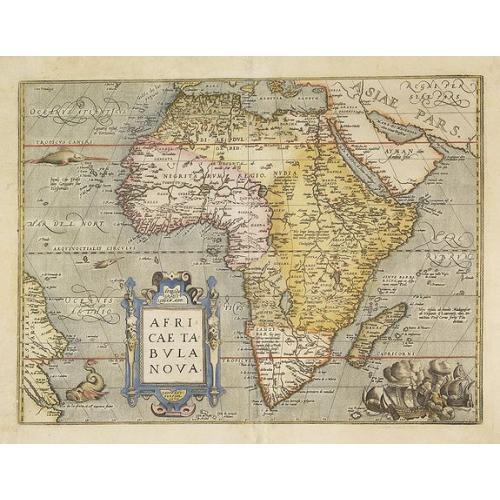 Old map image download for Africae Tabula Nova.