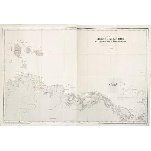 Old map image download for [Tittle in Russian] Kapta. . . (Russian Alaska).