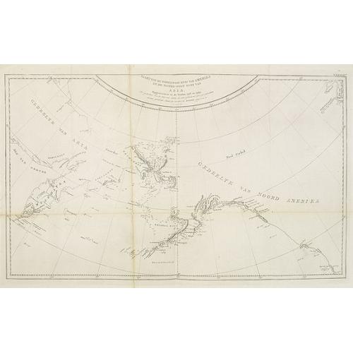 Old map image download for Kaart van de noord-west kust van Amerika en de noord-oost kust van Asia. Opgenoomen in de Jaaren 1778 en 1779.