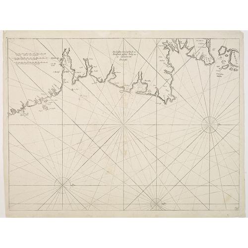 Old map image download for De Custen van Engeland en Schotlandt tusschen Tinbij en de Eijlanden van Orcanesse.