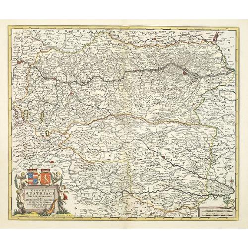 Old map image download for Circuli Austriaci pars Septentrionalis in qua Archiducatus. . .